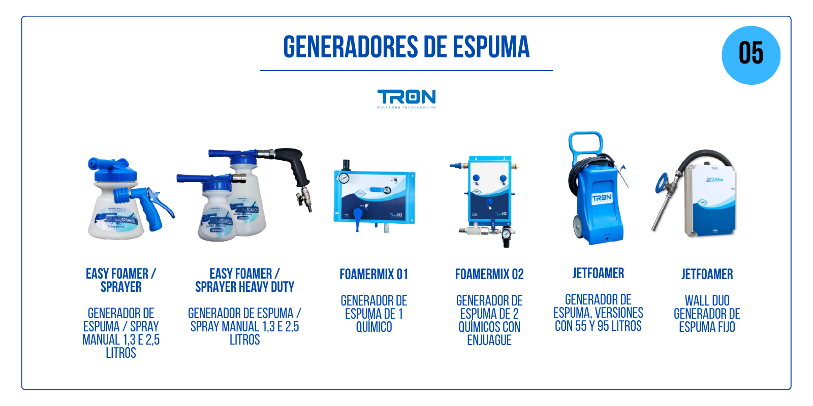 ELEVADORES DE ESPUMA TRON