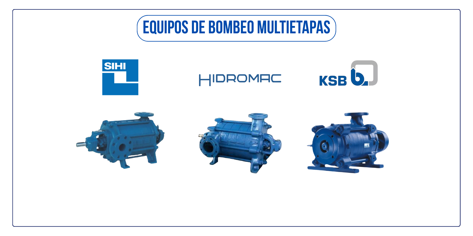 Equipos de bombeo multietapa