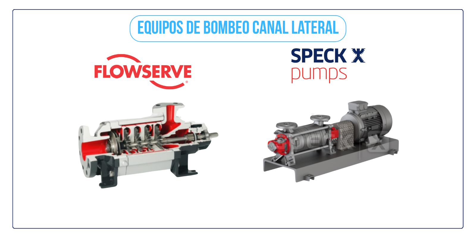 Equipos de bombeo canal lateral